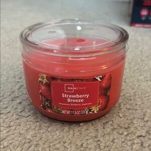 Mainstays strawberry breeze 3 wick candle